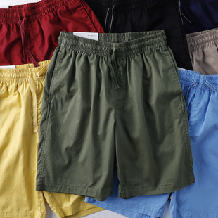 五分裤 式 男潮工装 短裤 2020新款 夏薄宽松透气全色纯棉中裤 休闲西裤