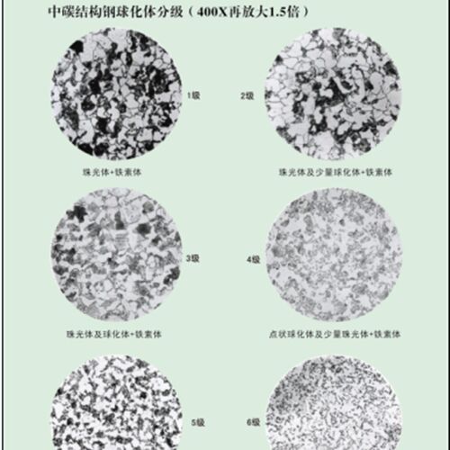 低中碳钢球化体评级标准挂图(JB/T5074--2007)