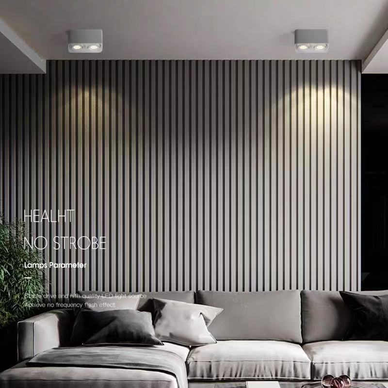 gu10灯头明装筒灯斗胆灯射灯客厅卧室酒店简约设计无主头可调节