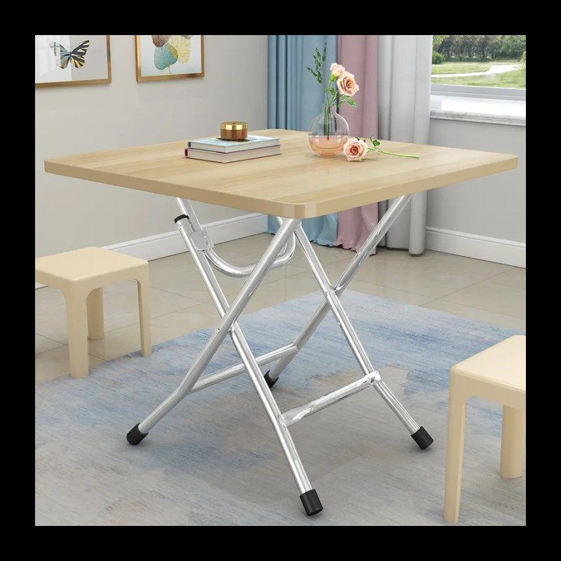 折叠桌餐桌简易家用宿舍租房吃饭长方形桌子写字桌摆摊便携小方桌