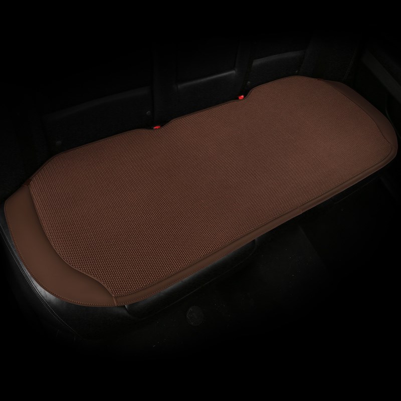 汽车坐垫四季通用单片三件夏季冰丝通风透气无靠背前后排凉座垫