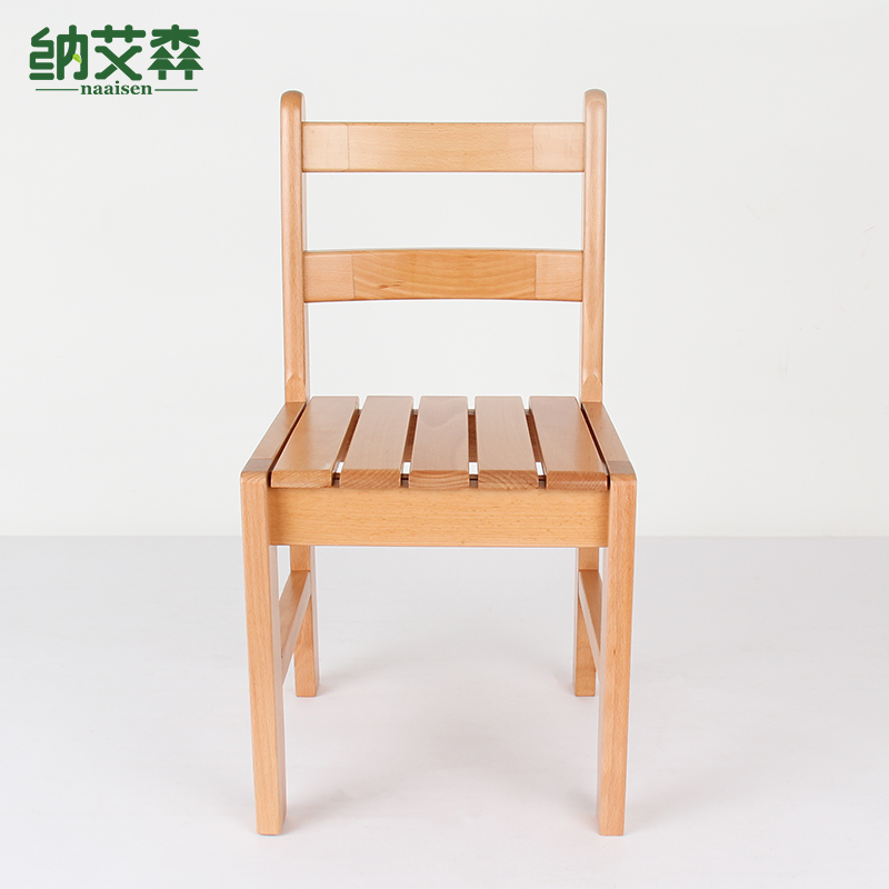 实木小椅子靠背家用矮款木头小板凳 靠背椅小木凳 儿童小木椅