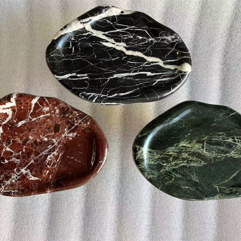 摆件装饰品大理石茶几家居桌面云朵托盘