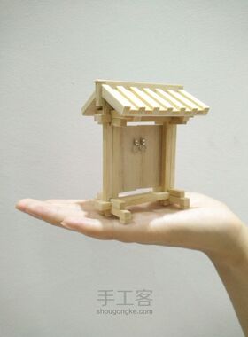 手工鲁班锁全榫卯结构模型  可拆解手工 制作之智趣门