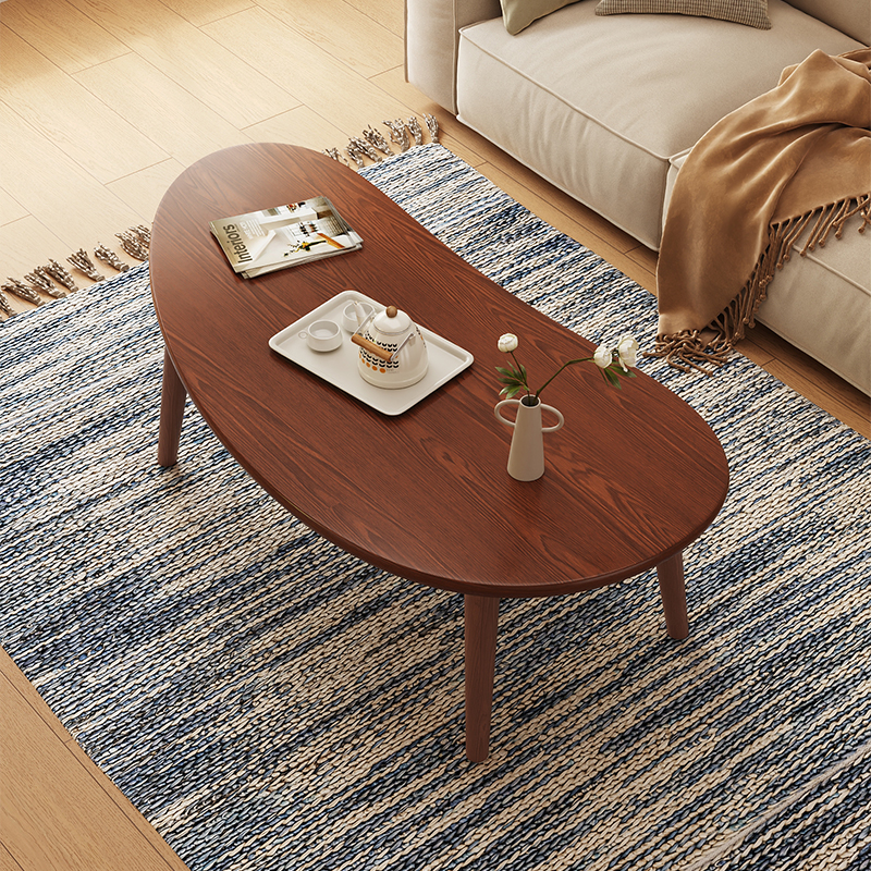 全实木芒果茶几简约现代家用客厅小桌子小户型茶台出租屋简易茶桌