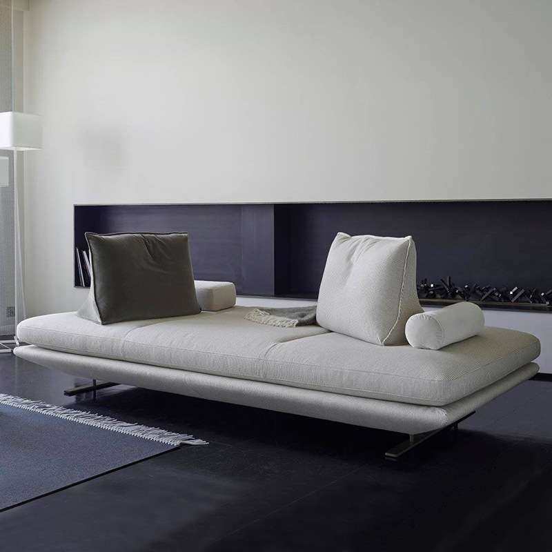 法国ligne-roset写意空间布艺沙发设计师PRADO直排三人位双面沙发