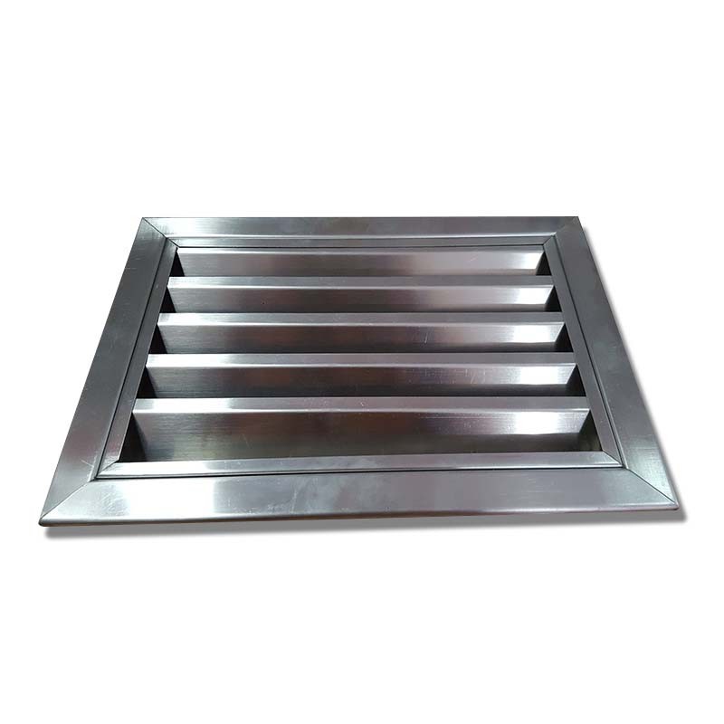中央空调出通风口不锈钢出风口外墙防雨百叶窗单层百叶外墙风口
