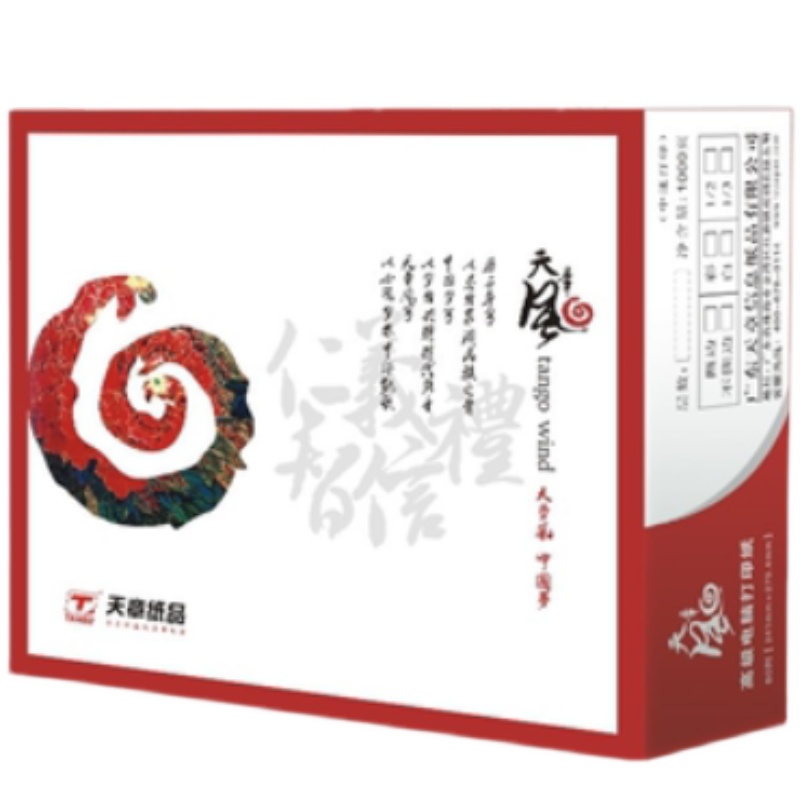 天章风21电脑打印纸彩色针式两联三联四联可撕边1/2等分新绿