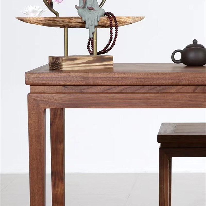 榆木古琴桌书法桌古筝桌琴台电子琴桌学习书桌棋桌实木两件