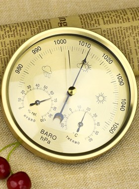 大气压计表壁挂式室内外空气温度湿度计家用高精度天气预报仪批量