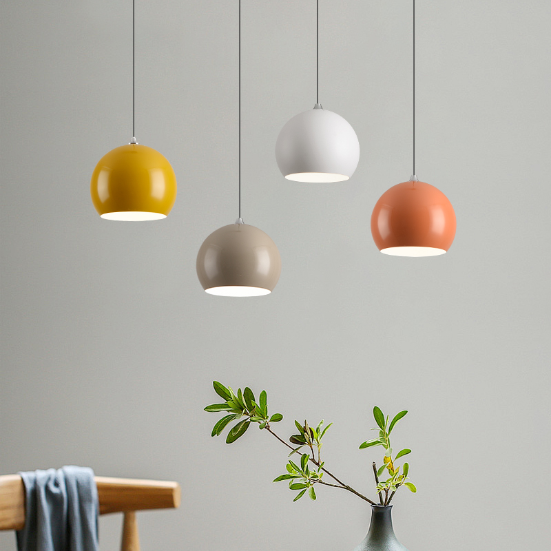 【升降款】高级感卧室床头吊灯现代简约吧台丹麦设计师餐桌小吊灯