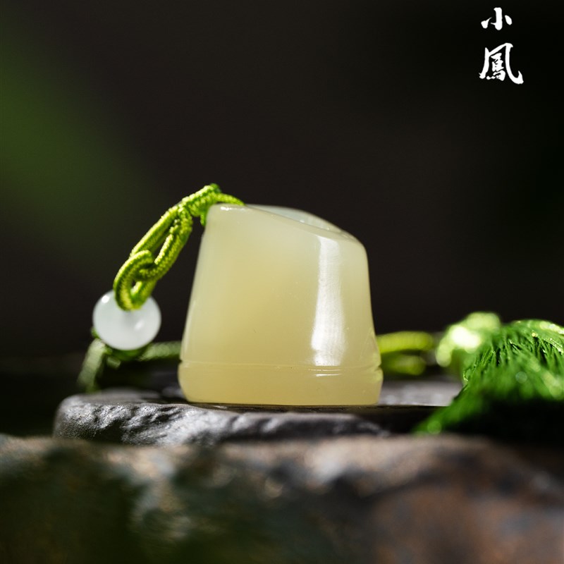 张晓峰蓝宝石竹印礼品盒篆刻书法篆刻玉石压角印章名称休闲印章藏