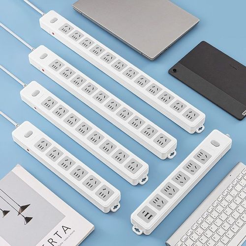 过载保护排插总开关带长线多孔插位USB接线板家用办公插座自接线