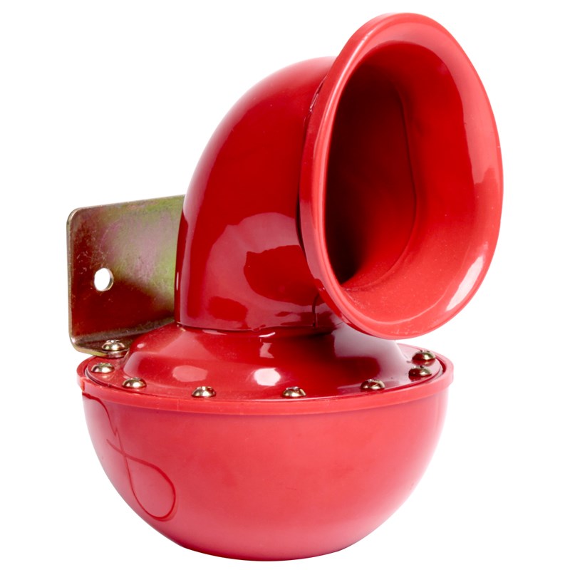 法宾汽车喇叭牛叫声喇叭红色蜗牛喇叭v超响低音火车鸣笛电喇叭