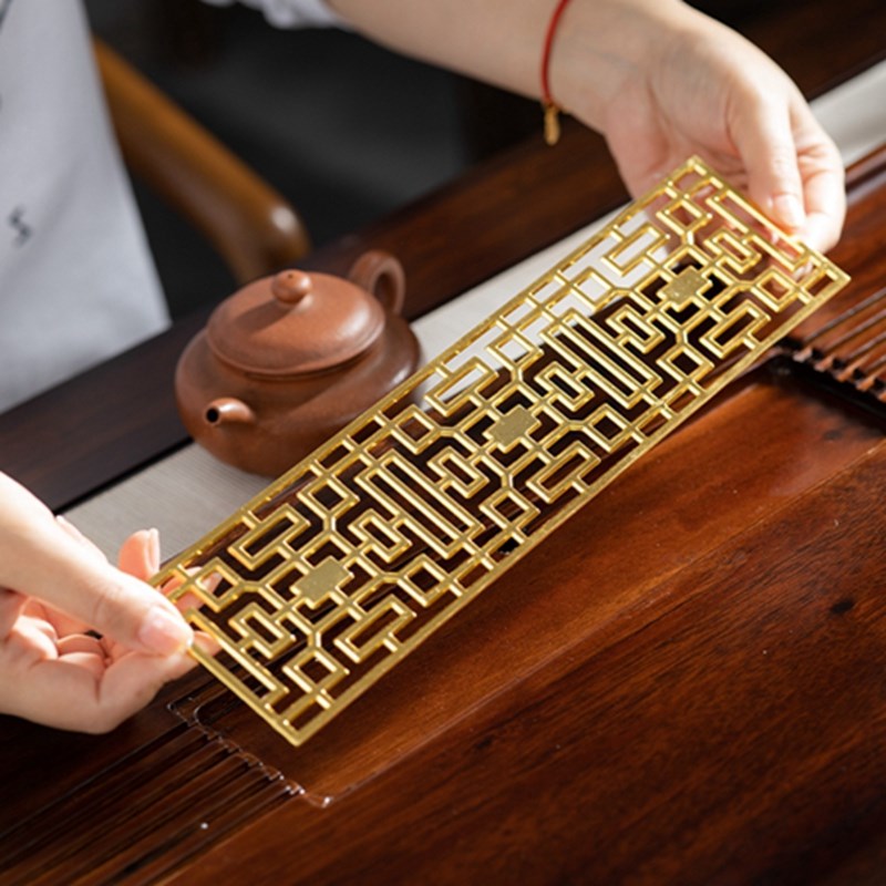 整块胡桃木茶盘实木原木茶台大小号简约排水茶具家用茶海中式大气