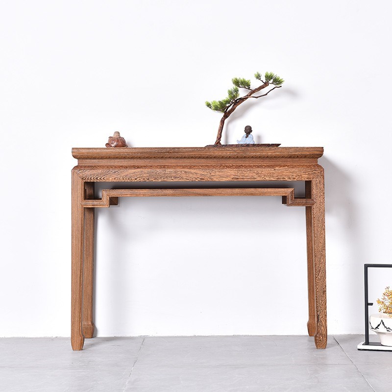 红木鸡翅木中堂供桌供台简约神台佛台条案佛龛香案佛桌实木平头案