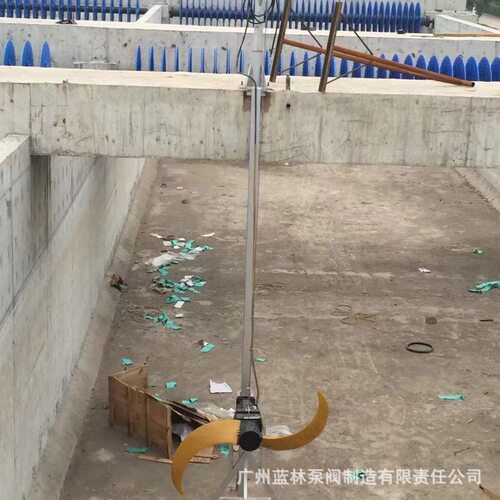 3kW低速齿轮减速潜水搅拌机