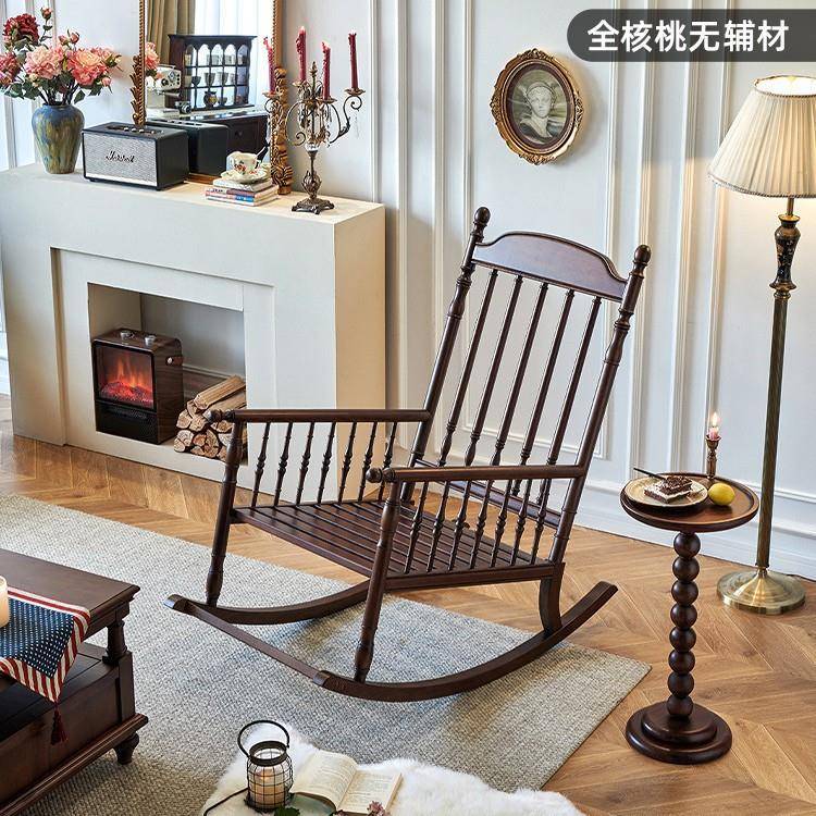 复式无品牌/古懒人摇摇椅阳躺椅成人台家用休闲椅美沙发逍椅客厅