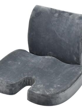 境记记忆跨棉美坐垫HM20243腰靠腰垫套装臀坐垫办公室不椅子护腰