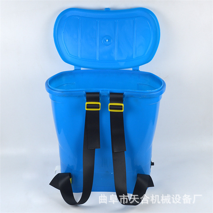 背负式电动施肥机 颗粒肥料施肥撒肥器 汽油式手推式施肥机