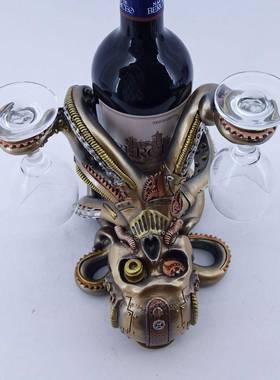 12707跨章境摆装道饰品具机械鱼酒件架