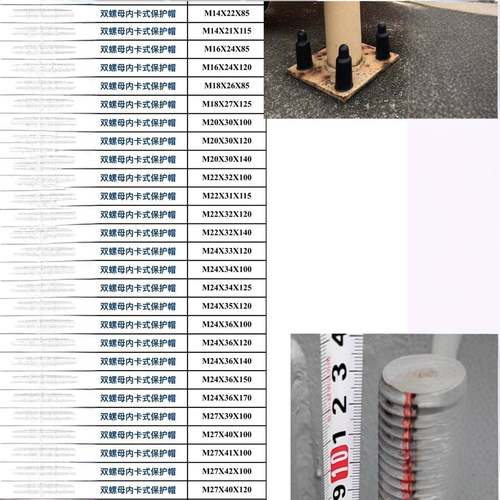 地脚水螺丝防帽地脚护螺CUK栓螺母保帽