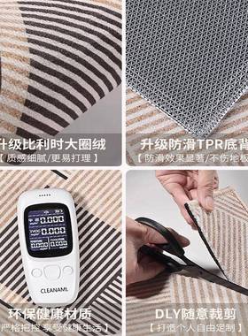 2QYBR-13402新5客厅地毯卧室床边垫子入户冬天全大款面积铺免打理