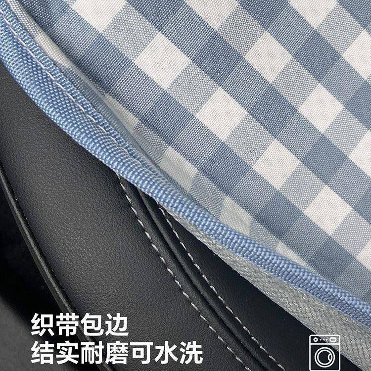 汽小车坐垫垫季通用亚麻蛮腰夏季透四气棉麻防17014495滑凉简约座