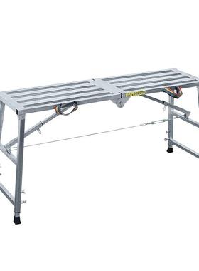 多F758H7MT功能厚马折叠升降加装修脚手架家用室内刮腻子凳平面马