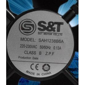 &T.12038220V013AAH1238B6A1YGP2CMS机箱风S扇机柜风扇