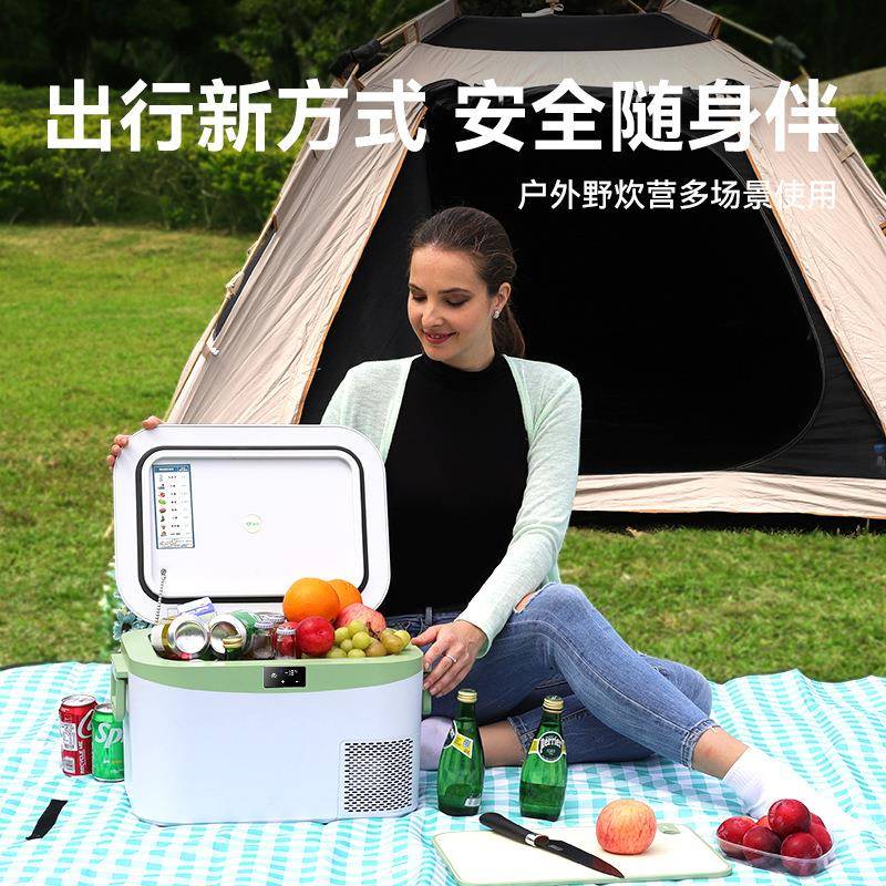 冰记2025款新车载冰箱车家用压缩可冷冻265冷藏12V2两4机V户外小