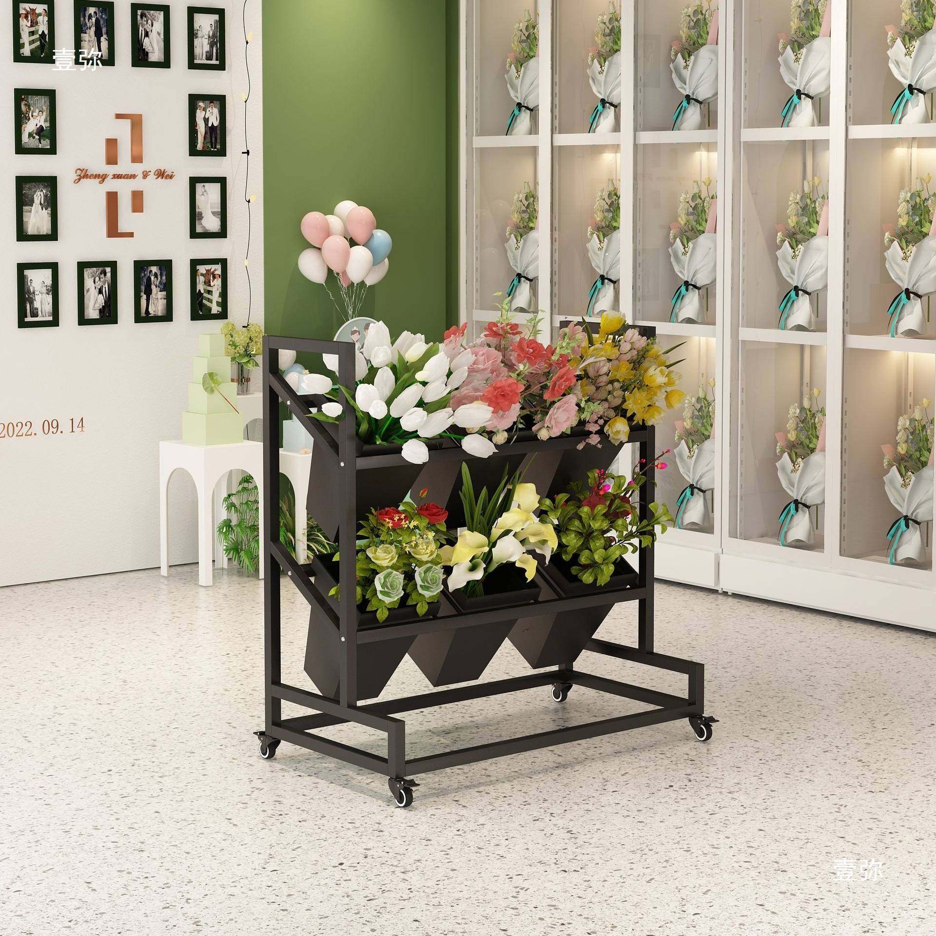 鲜花架摆摊花店铁艺醒花冷柜架子花桶展示架鲜花收纳简易网红花架,玩具/童车/益智/积木/模型,垂直悬浮玩具,淘宝优惠券,粉丝福利购,淘宝优惠卷