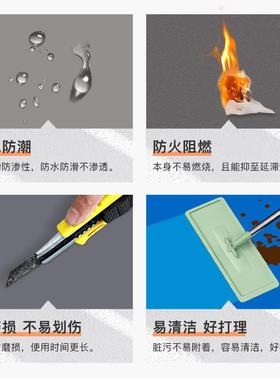 pcv运动板室内健身训练防XNO滑地身胶垫专用健地房减震地胶