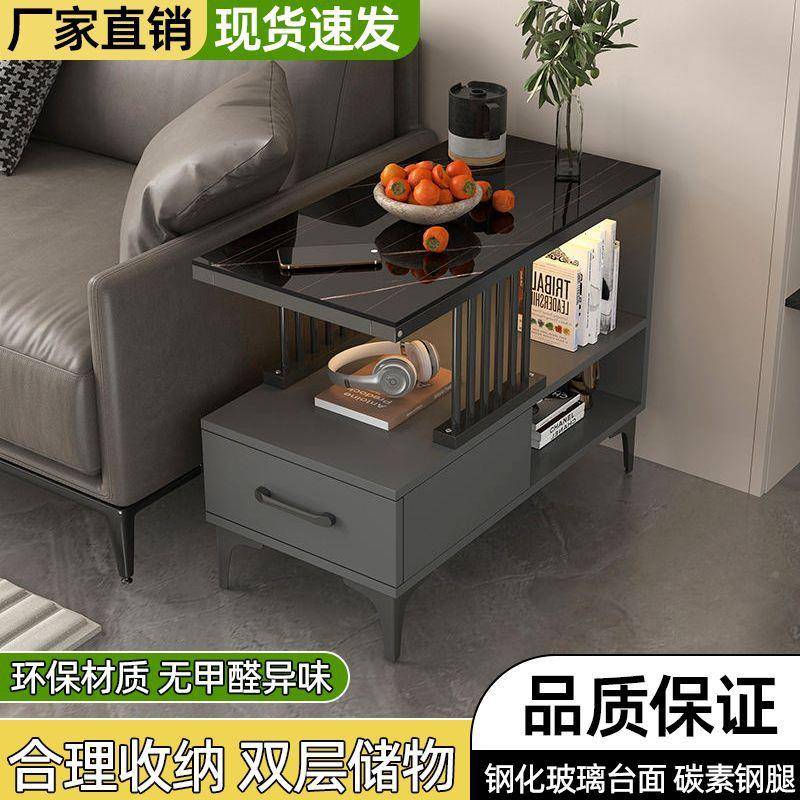 沙发能边柜时尚茶几无品牌/简小约柜迷你现代客厅多边功侧边桌户