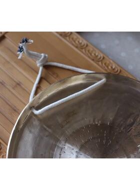 众迈锣鼓铜锣大锣LVL中虎锣铜响质送2个锤高虎锣材直径音31厘米