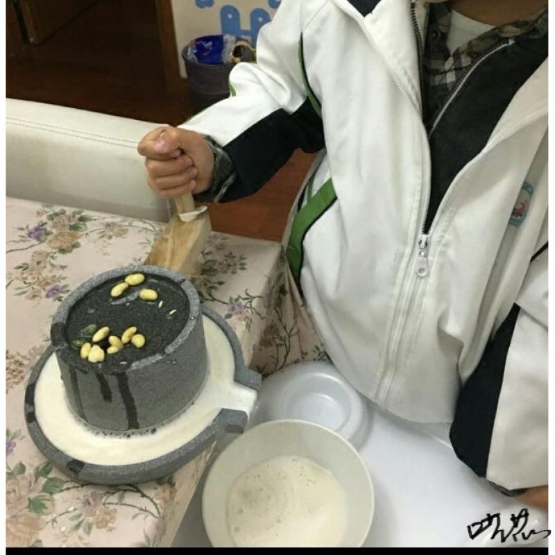 传统台式磨子迷你青推旋石手转商n75xXE7Z用石磨手动磨盘老石墨摆