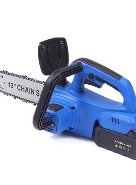 境跨电充电式锂木工12寸电链锯伐木锯锯锂无线果OLF园园林锯木头