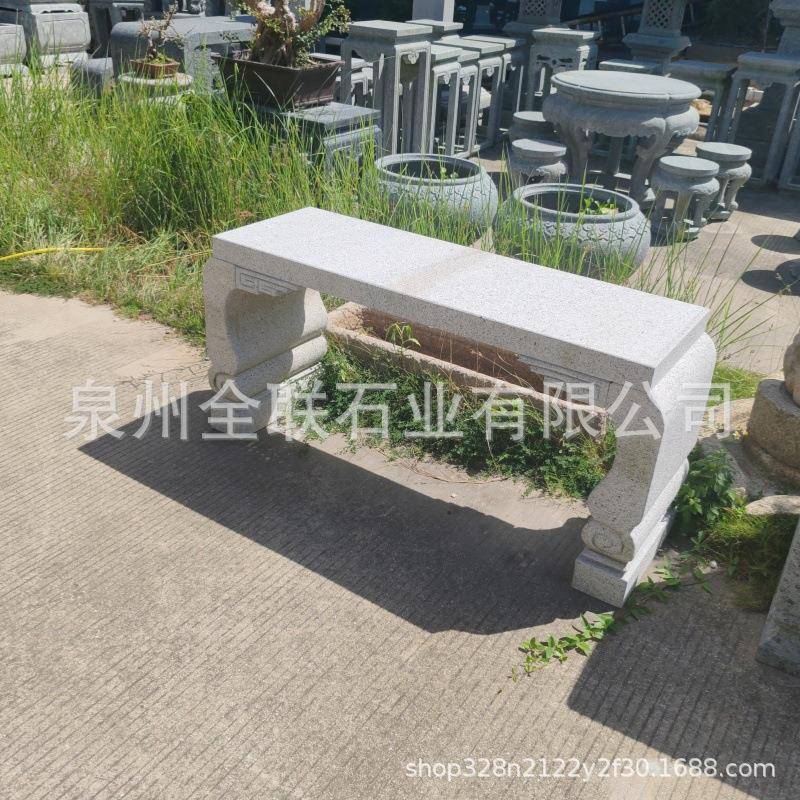 台花架盆子石雕林景园观花园庭院装饰石ql00113雕盆栽石花桌底座