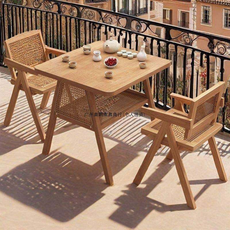 实木台茶桌椅组b995989合简约阳洽红谈桌网一桌椅小户型两休闲藤,商业/办公家具,商用藤编家具,淘宝优惠券,粉丝福利购,淘宝优惠卷