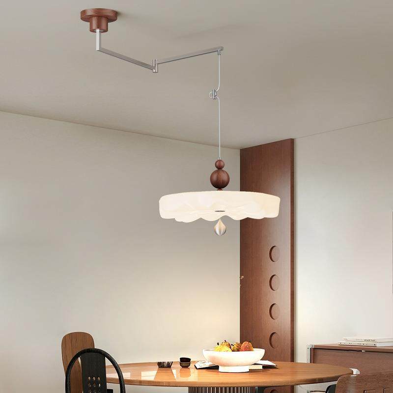 法式中古风厅吊灯复古桃胡木色全光谱护眼摇台臂餐可伸缩吧KKO灯,鲜花速递/花卉仿真/绿植园艺,其它园艺用品,淘宝优惠券,粉丝福利购,淘宝优惠卷