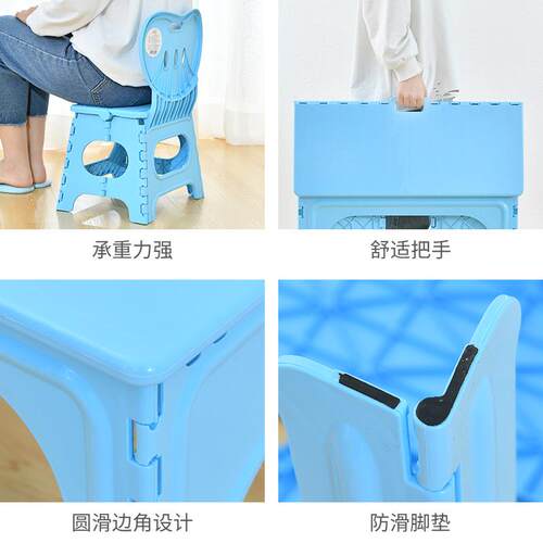 儿童料叠桌子便携式学习GTH小书桌宝画折画写字台户外塑餐桌椅套
