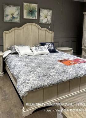 油美式床双人床简VGQ约爱室丽实木床法式婚板式奶风主卧公主床床