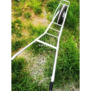 独轮推车新款轻型农用手厚推车鸡车加农用小公推车手手刹搬垒9882