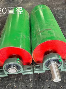 输送带主动筒WCV从动送滚轮输力机全套配件无动滚托辊