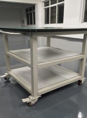 防AUJ静双电工实作台移工作台动层手推车操作台验桌检验台活动桌