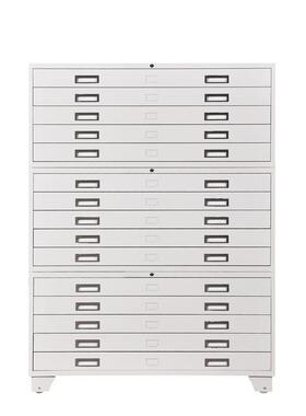 钢集制密菲林柜1号A0图底VUD柜不绣钢铁皮文件工程柜字画图纸收纳