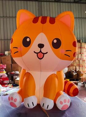 充气卡FTA通仿猫气模可爱宠物展览打活动集市户咪外真网红美陈卡