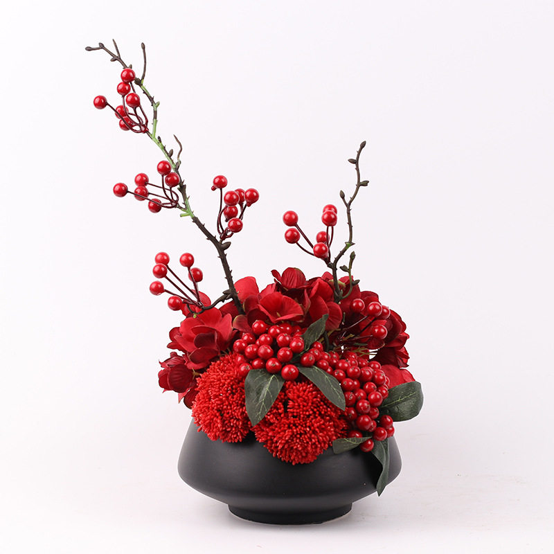 花艺小盆栽绿植假花盆景样板房茶几客厅餐桌装饰品摆件仿真花