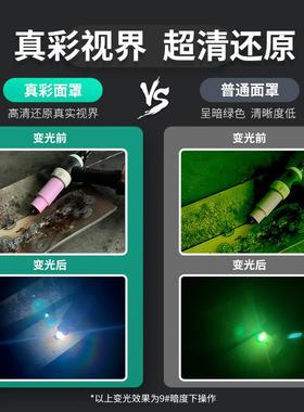 电氩迅QVW安5000F焊防护面罩自动变光焊工专弧用头戴式焊接防护焊