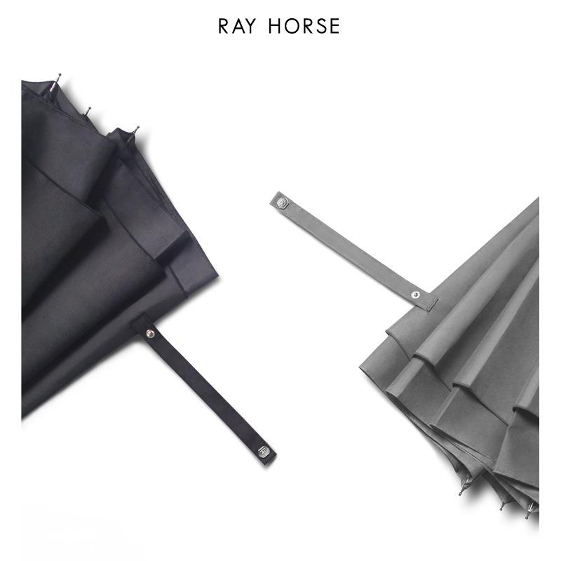 RAYHORPCPSE创意双层直杆动向自简约素色反大号C型手伞柄反向雨伞